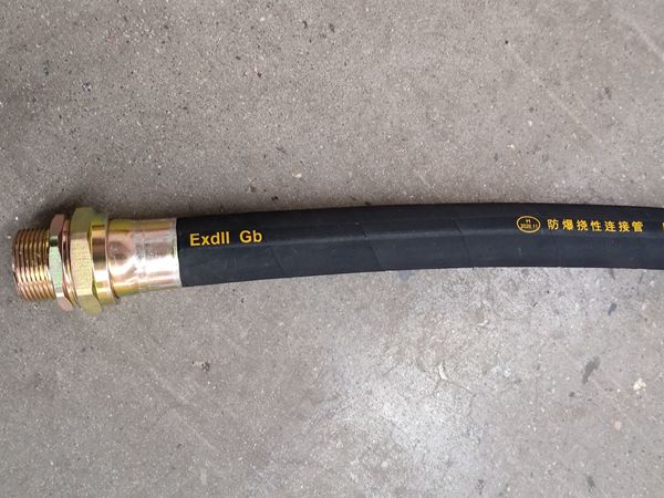 钢丝编织防爆挠性连接管 